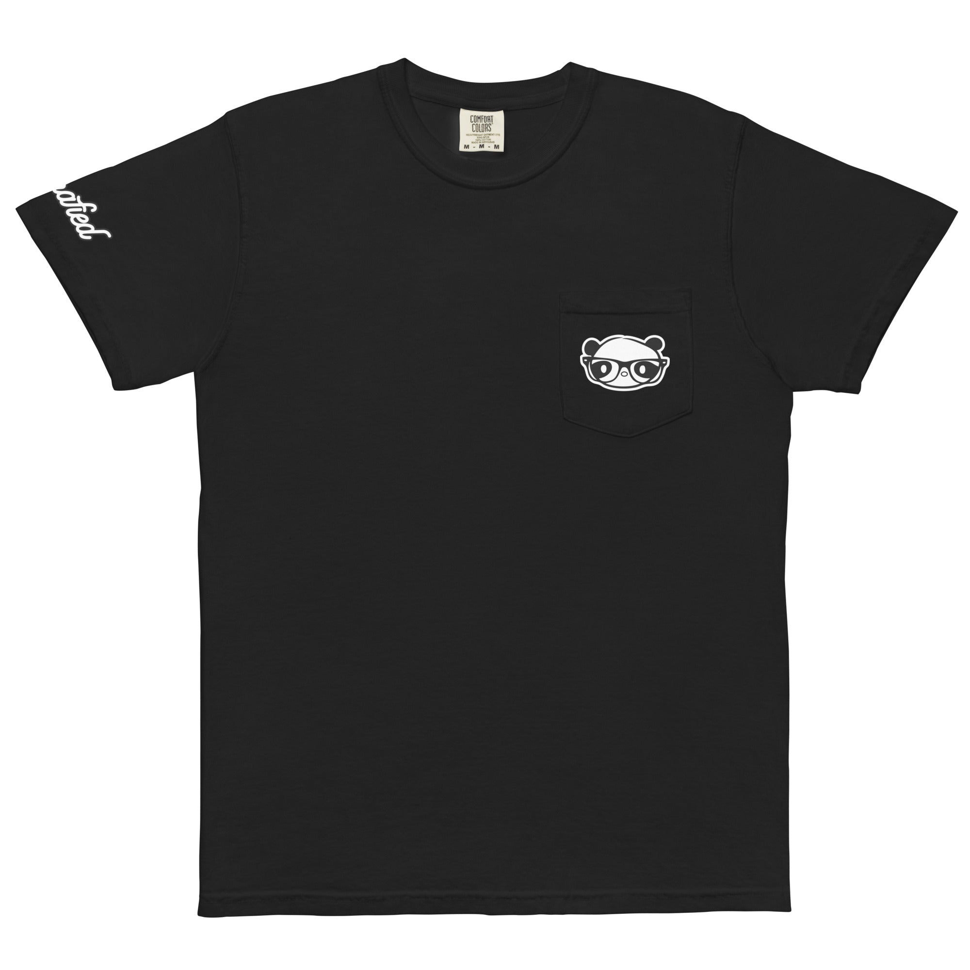 The Panda Embroidered Pocket Tee – Purafied Audio